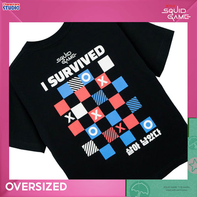 Squid Game Men&Women //Oversized T-shirt// - เสื้อโอเวอร์ไซส์ผู้ใหญ่ สควิดเกม สินค้าลิขสิทธิ์ 100% ผ้า Cabonite