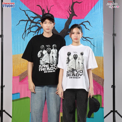 Squid Game Men&Women //Oversized BOXY// - เสื้อโอเวอร์ไซส์ผู้ใหญ่ สควิดเกม สินค้าลิขสิทธิ์ 100%