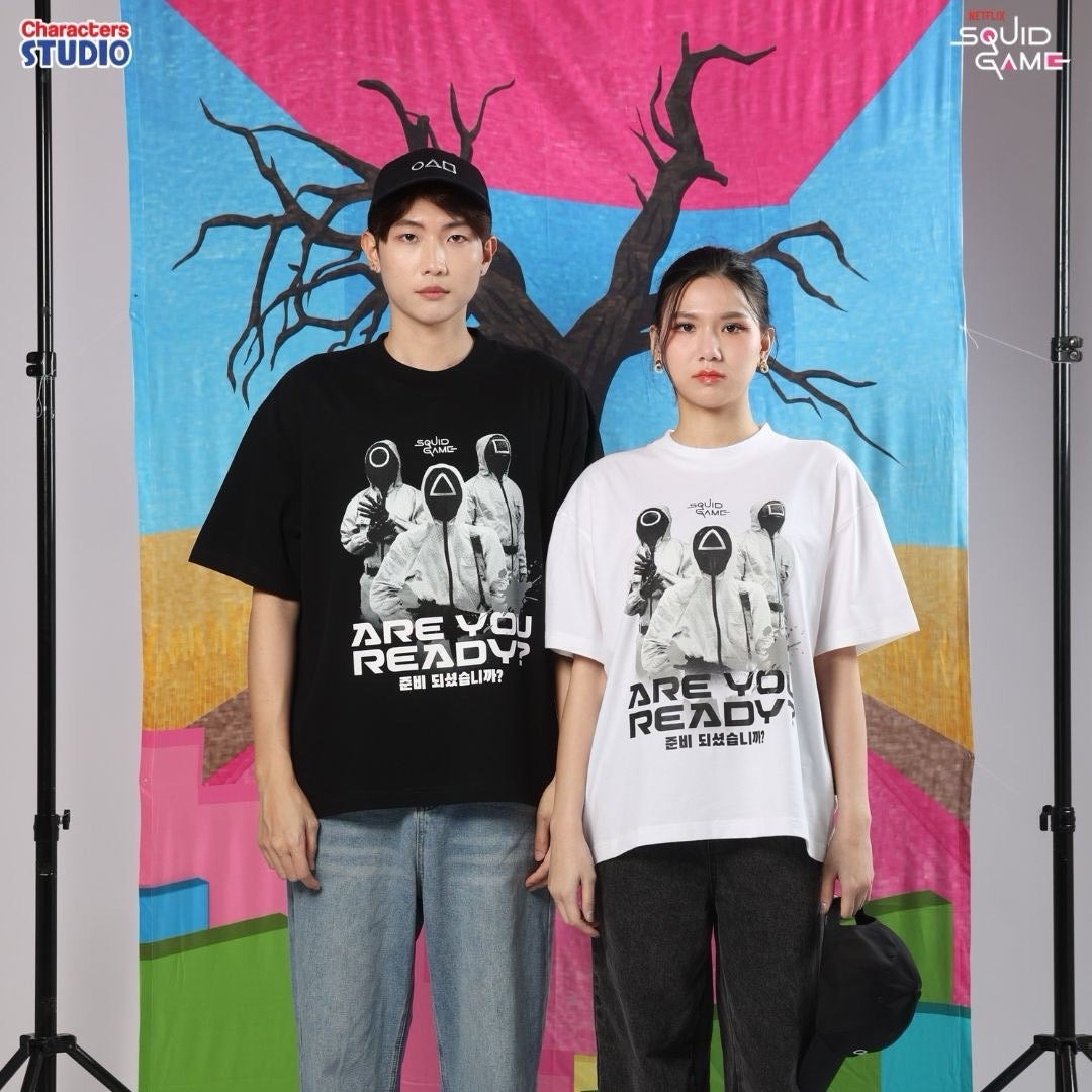 Squid Game Men&Women //Oversized BOXY// - เสื้อโอเวอร์ไซส์ผู้ใหญ่ สควิดเกม สินค้าลิขสิทธิ์ 100%