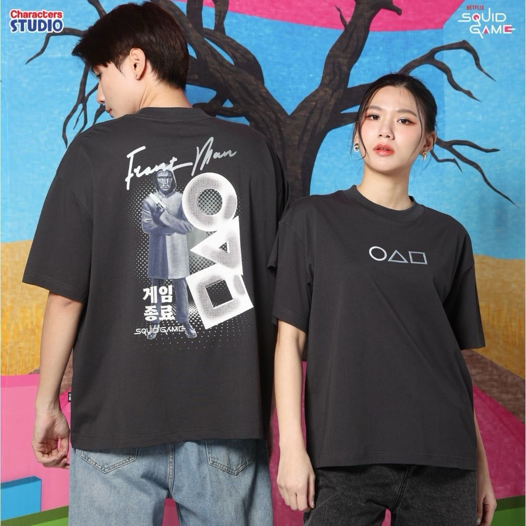 Squid Game Men&Women //Oversized T-shirt// - เสื้อโอเวอร์ไซส์ผู้ใหญ่ สควิดเกม สินค้าลิขสิทธิ์ 100% ผ้า Cozy Feel