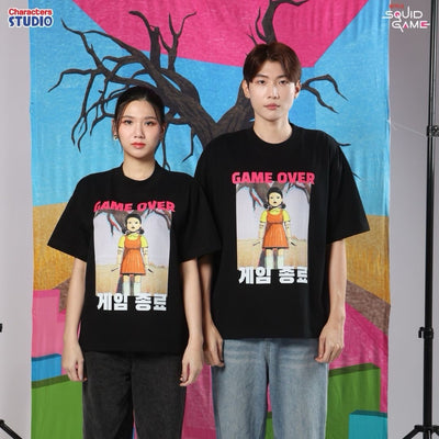 Squid Game Men&Women //Oversized BOXY// - เสื้อโอเวอร์ไซส์ผู้ใหญ่ สควิดเกม สินค้าลิขสิทธิ์ 100% ผ้า Cozy Feel