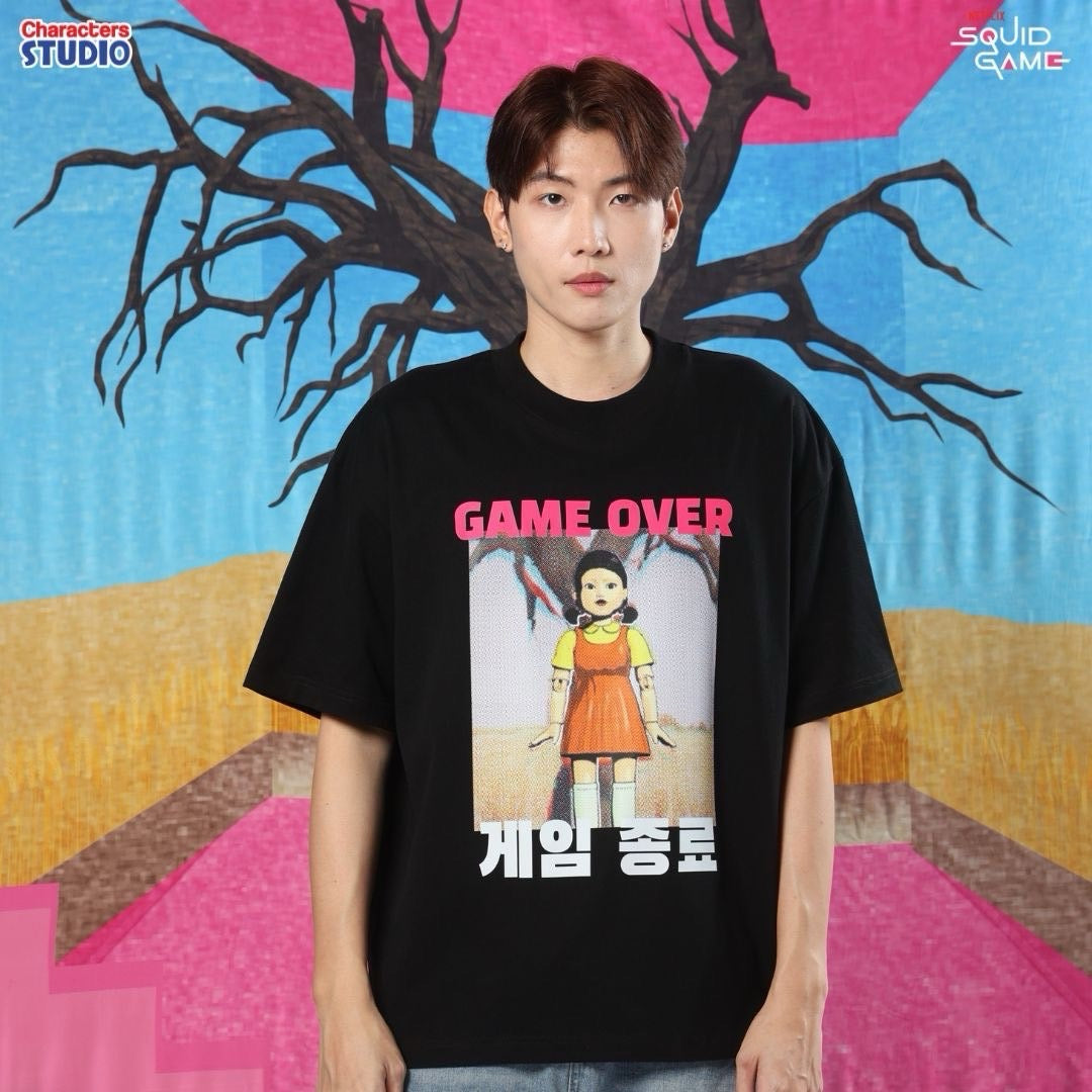 Squid Game Men&Women //Oversized BOXY// - เสื้อโอเวอร์ไซส์ผู้ใหญ่ สควิดเกม สินค้าลิขสิทธิ์ 100% ผ้า Cozy Feel