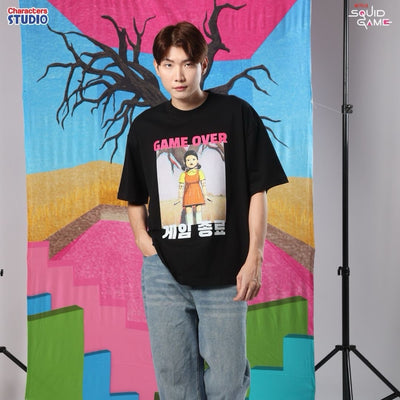 Squid Game Men&Women //Oversized BOXY// - เสื้อโอเวอร์ไซส์ผู้ใหญ่ สควิดเกม สินค้าลิขสิทธิ์ 100% ผ้า Cozy Feel