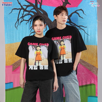 Squid Game Men&Women //Oversized BOXY// - เสื้อโอเวอร์ไซส์ผู้ใหญ่ สควิดเกม สินค้าลิขสิทธิ์ 100% ผ้า Cozy Feel