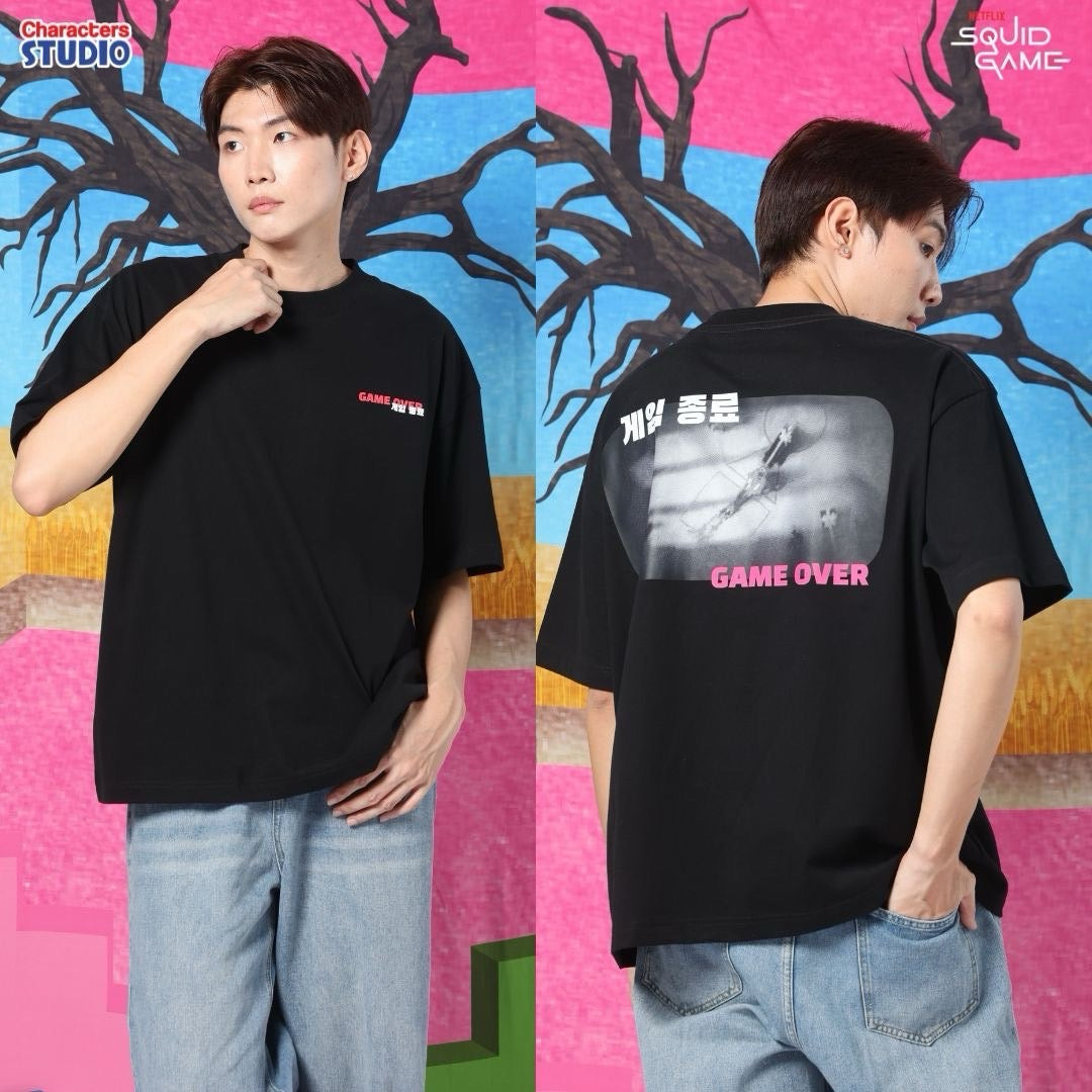 Squid Game Men&Women//Oversized BOXY// - เสื้อโอเวอร์ไซส์ผู้ใหญ่ สควิดเกม สินค้าลิขสิทธิ์ 100% ผ้า Cozy Feel