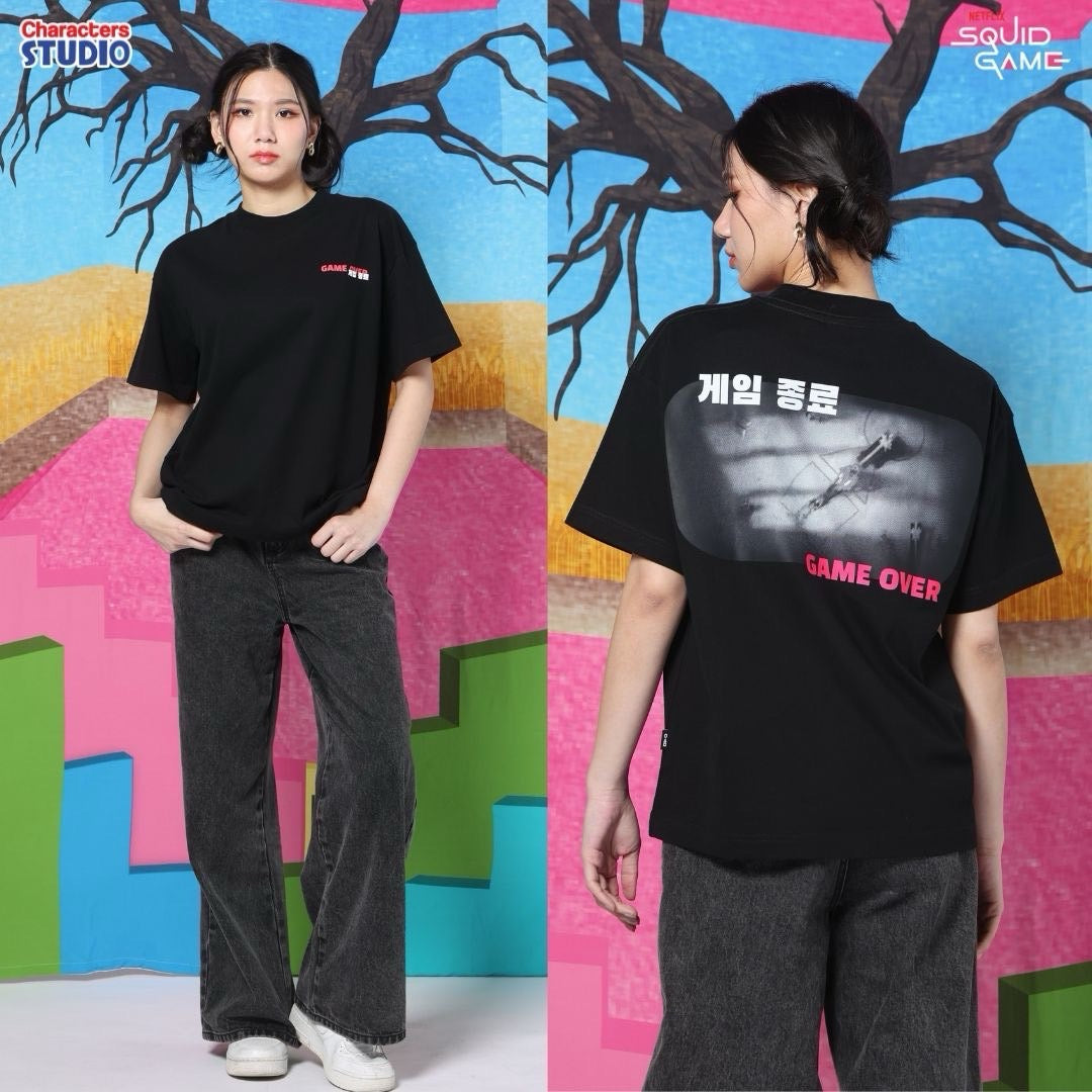 Squid Game Men&Women//Oversized BOXY// - เสื้อโอเวอร์ไซส์ผู้ใหญ่ สควิดเกม สินค้าลิขสิทธิ์ 100% ผ้า Cozy Feel