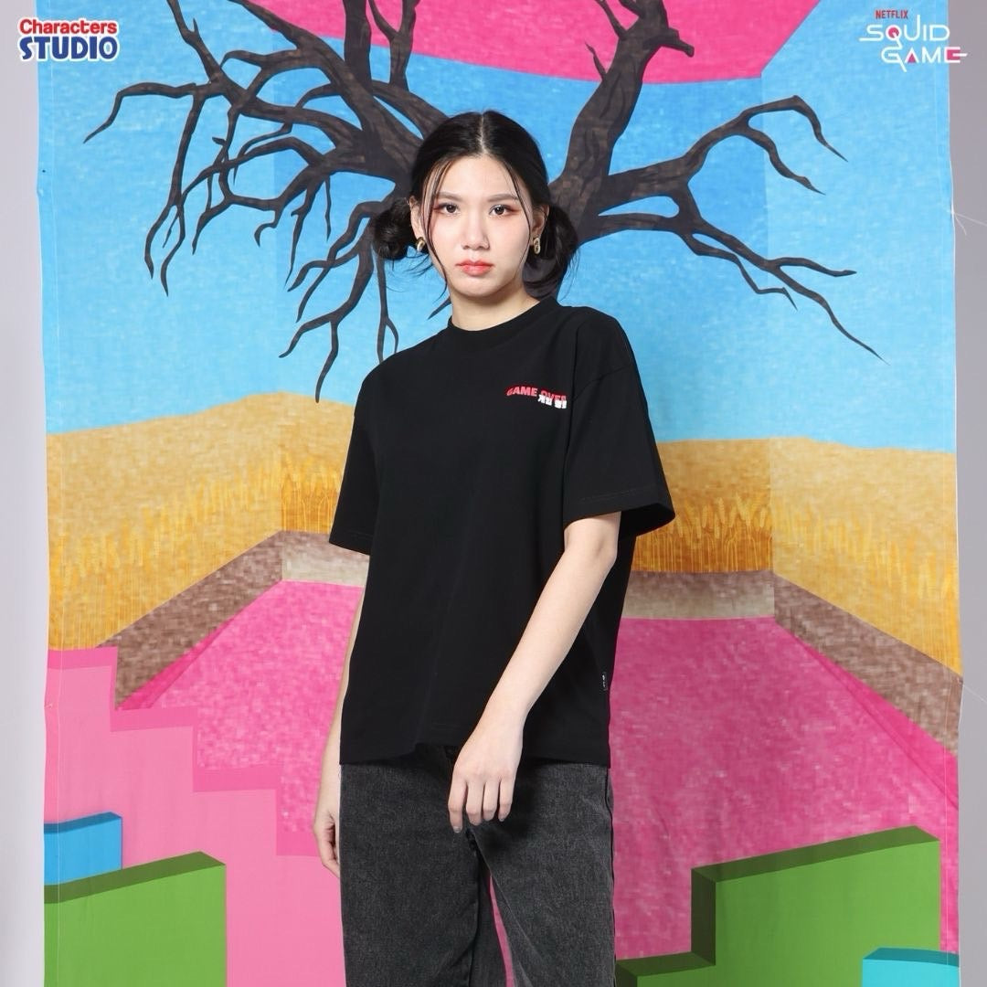 Squid Game Men&Women//Oversized BOXY// - เสื้อโอเวอร์ไซส์ผู้ใหญ่ สควิดเกม สินค้าลิขสิทธิ์ 100% ผ้า Cozy Feel