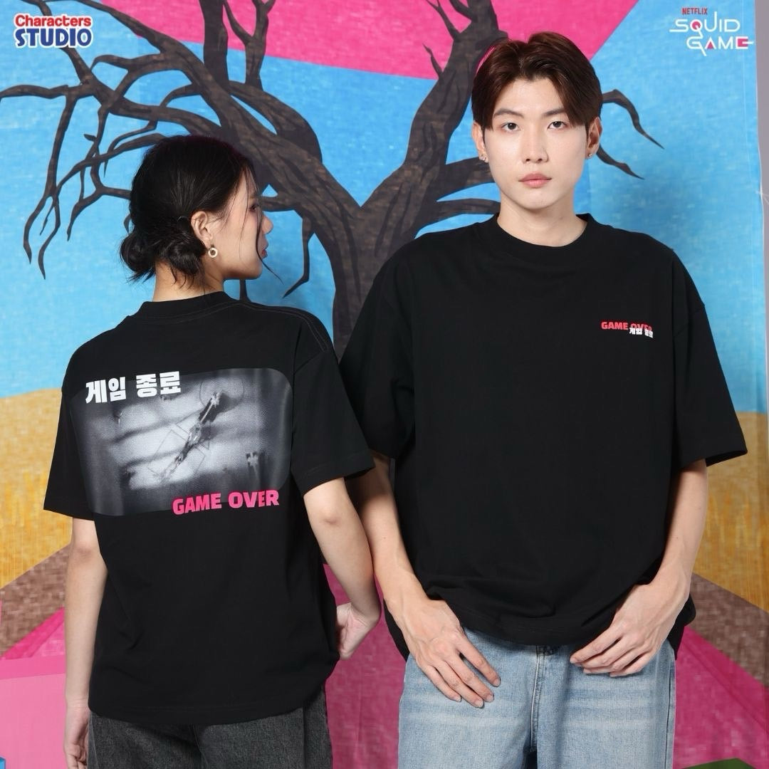 Squid Game Men&Women//Oversized BOXY// - เสื้อโอเวอร์ไซส์ผู้ใหญ่ สควิดเกม สินค้าลิขสิทธิ์ 100% ผ้า Cozy Feel