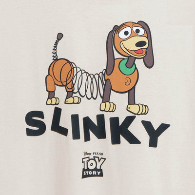 Disney Toy Story Slinky Dog Ham And Forky T-Shirt -เสื้อยืดดิสนีย์ ทอย สตอรี่ สลิ้งกี้ด็อก แฮม ฟอกกี้