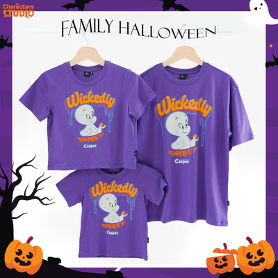 Universal Studios Family Halloween Casper The Friendly Ghost  - เสื้อยืดครอบครัว ฮาโลวีน ยูนิเวอร์แซล สตูดิโอ แคสเปอร์ ผีน้อยน่ารัก