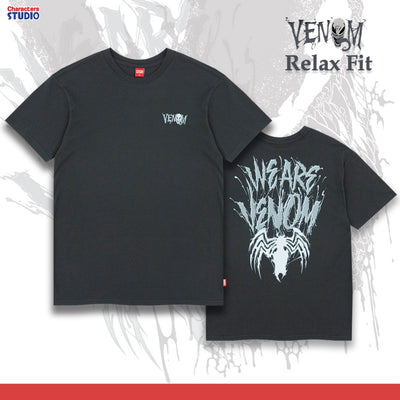 Marvel Men Venom T-Shirt (ทรง Relax) - เสื้อยืดผู้ชายมาร์เวล ลายเวน่อม ทรงรีแลค