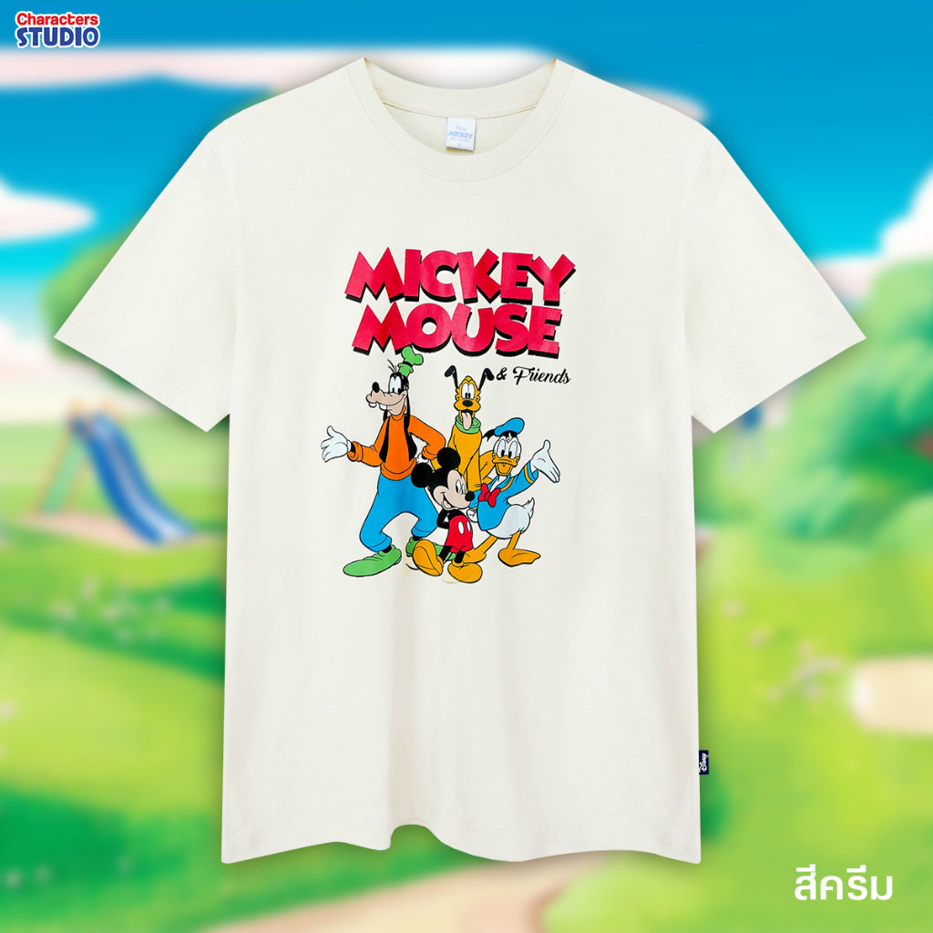 Disney T-Shirt Men & Boy Mickey Mouse & Friends - เสื้อยืดผู้ชายและเด็ก  มิกกี้เมาส์และผองเพื่อน