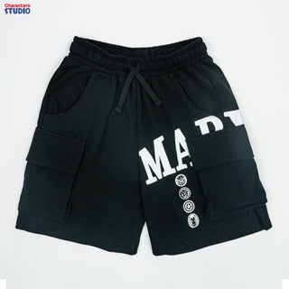 Marvel Boy Spider-Man T-shirt (with bag) & Shorts - เสื้อยืดเด็กสไปเดอร์แมนเสื้อติดกระเป๋าจริง และกางเกงขาสั้น 1-9ปี