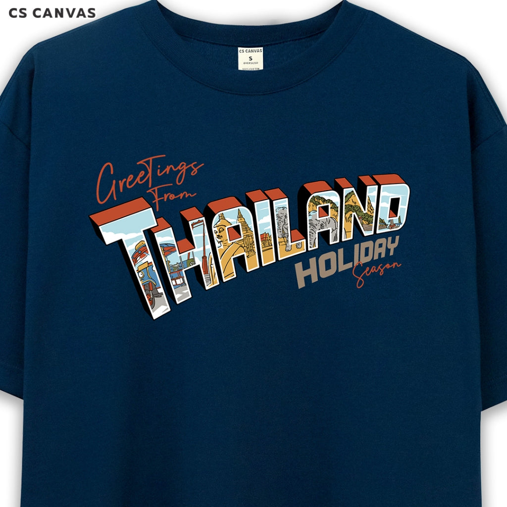 CS CANVAS Thailand Holiday //Oversized T-Shirt// - เสื้อยืดโอเวอร์ไซส์ ไทยแลนด์ ฮอลิเดย์