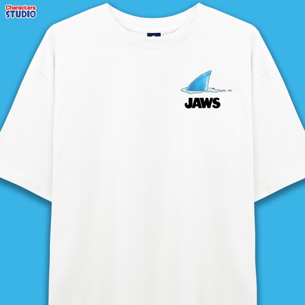 Universal Studios Men Jaws // Oversized T-Shirt //  - เสื้อโอเวอร์ไซส์ยูนิเวอร์แซล สตูดิโอ ลายจอว์ส