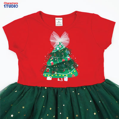 CS CANVAS  Christmas Costume Girl Dress - ชุดเดรส ชุดคอสตูม คริสต์มาส เด็กผู้หญิง