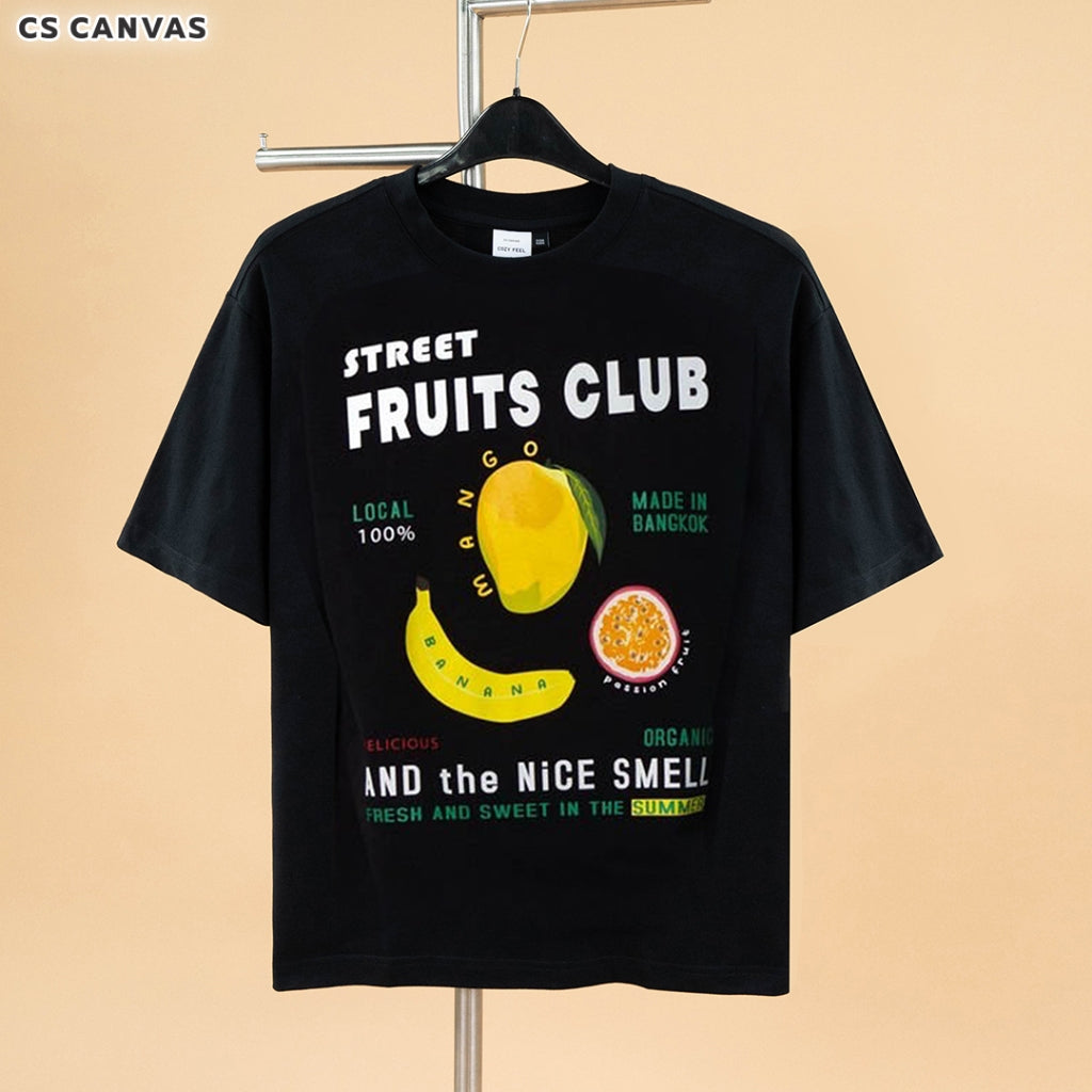 CS CANVAS Local-Bangkok Thailand //Oversized//-เสื้อยืดโอเวอร์ไซส์ ผ้า cozy feel premium cotton100%