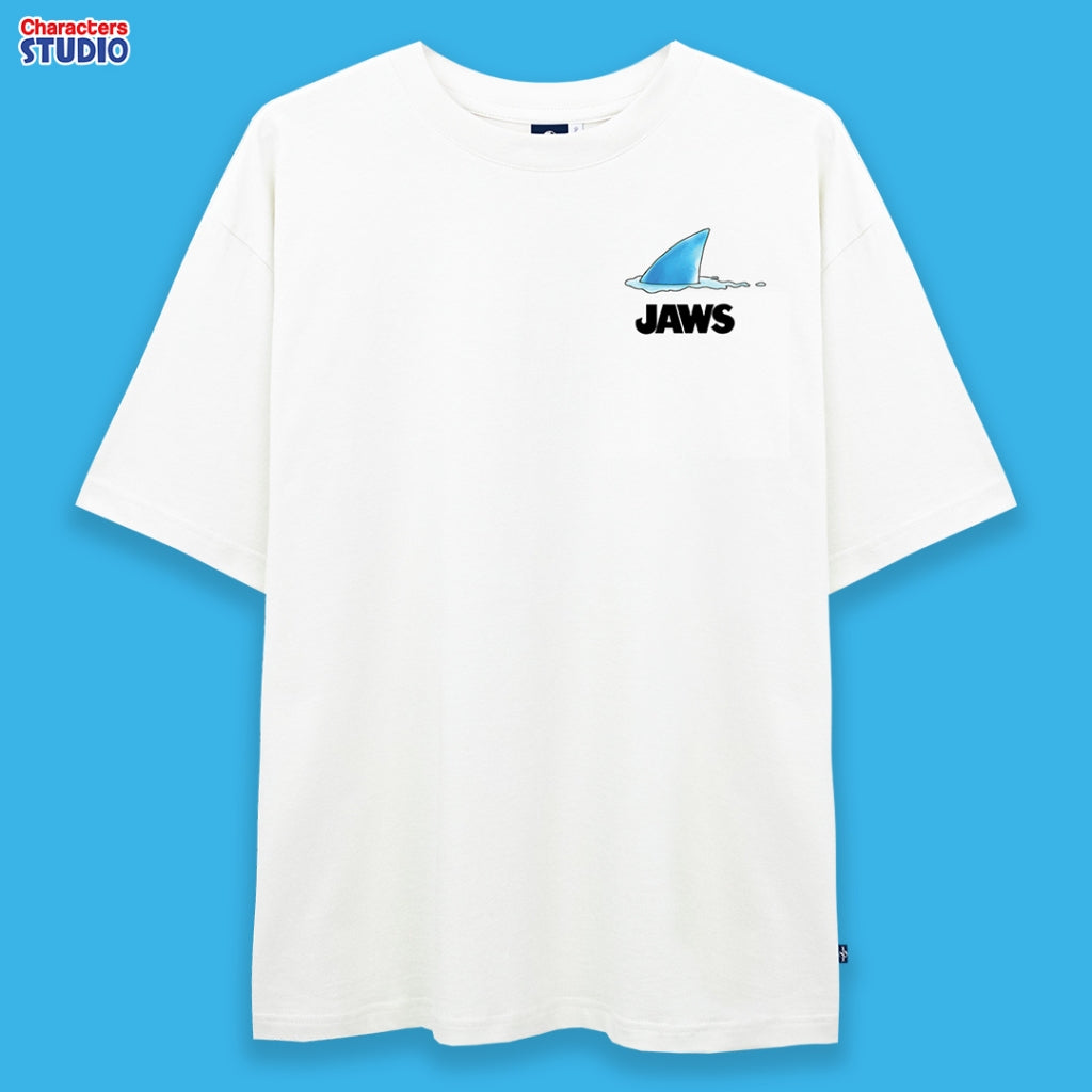 Universal Studios Men Jaws // Oversized T-Shirt //  - เสื้อโอเวอร์ไซส์ยูนิเวอร์แซล สตูดิโอ ลายจอว์ส