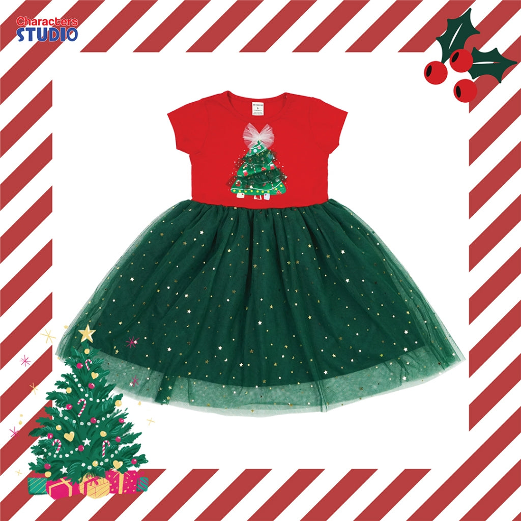 CS CANVAS  Christmas Costume Girl Dress - ชุดเดรส ชุดคอสตูม คริสต์มาส เด็กผู้หญิง