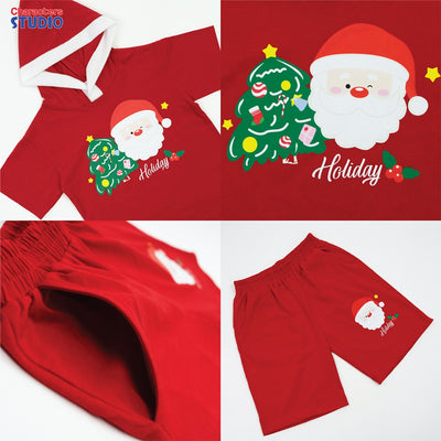 CS CANVAS Christmas Costume Boy Set (T-Shirt & Shorts) - ชุดเซ็ต ชุดคอสตูม คริสต์มาส เด็กผู้ชาย