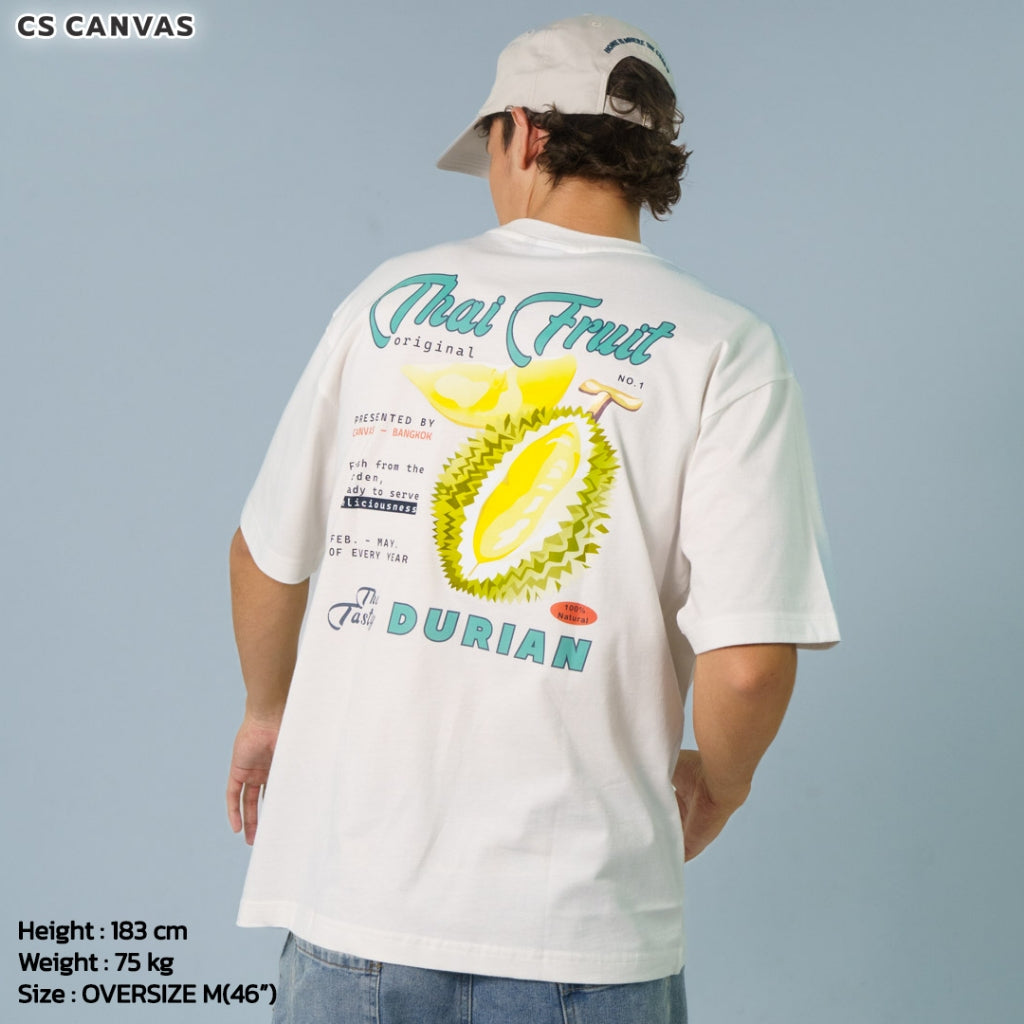 CS CANVAS Local-Bangkok Thailand //Oversized//-เสื้อยืดโอเวอร์ไซส์ ผ้า cozy feel premium cotton100%