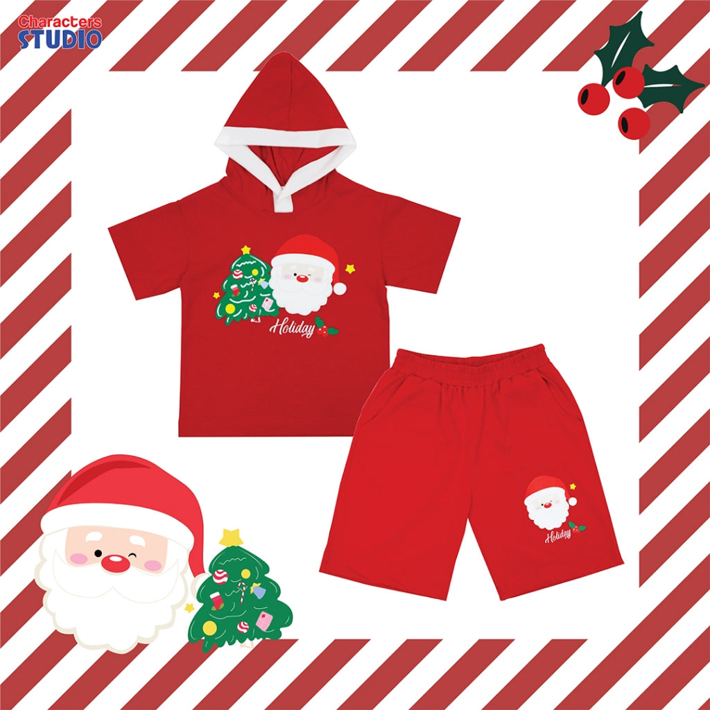 CS CANVAS Christmas Costume Boy Set (T-Shirt & Shorts) - ชุดเซ็ต ชุดคอสตูม คริสต์มาส เด็กผู้ชาย