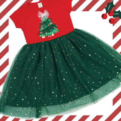 CS CANVAS  Christmas Costume Girl Dress - ชุดเดรส ชุดคอสตูม คริสต์มาส เด็กผู้หญิง