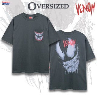 Marvel Men Venom // Oversized T-Shirt // - เสื้อยืดผู้ใหญ่โอเวอร์ไซส์มาร์เวล ลายเวน่อม สินค้าลิขสิทธ์แท้