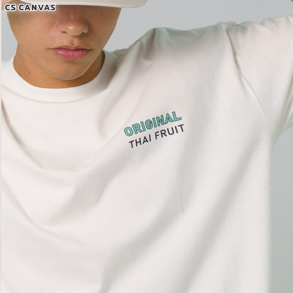 CS CANVAS Local-Bangkok Thailand //Oversized//-เสื้อยืดโอเวอร์ไซส์ ผ้า cozy feel premium cotton100%