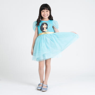 ชุดกระโปรงเด็กผู้หญิงอะลาดินลายเจ้าหญิงจัสมิน - Aladdin jasmine girl - Dress