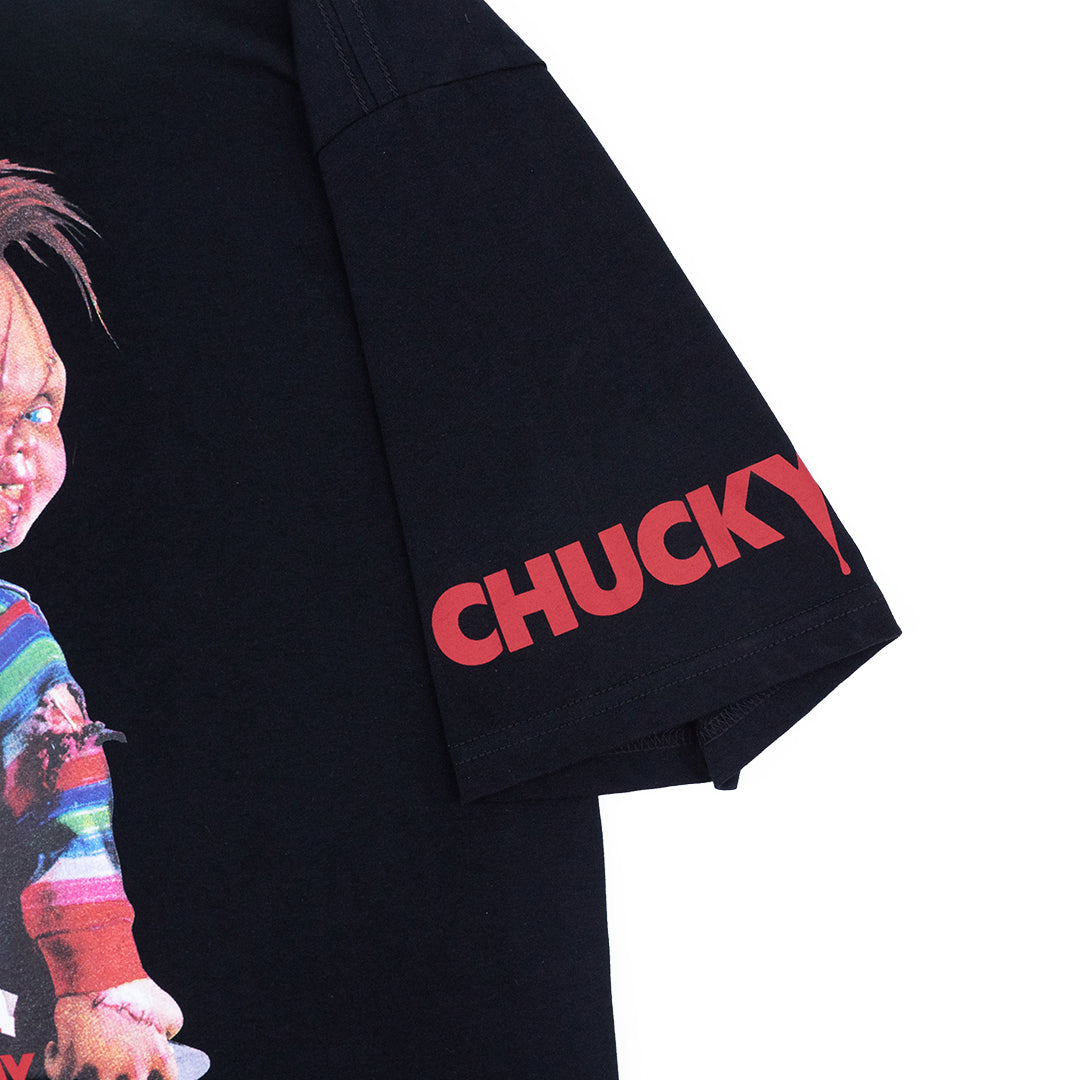 Universal Studios Chucky //Oversized T-Shirt //- เสื้อผู้ชายยูนิเวอร์แซล สตูดิโอ ชัคกี้ สินค้าลิขสิทธ์แท้100% characters studio