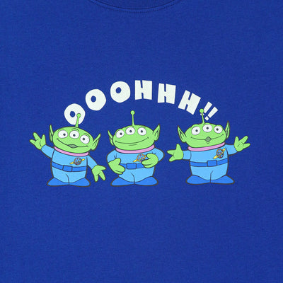Disney Toy Story Green Man Family Men Women Crop & Kids T-Shirt -เสื้อยืดครอบครัวดิสนีย์ ทอย สตอรี่ เอเลี่ยน ผู้ชาย ครอปผู้หญิงและเด็ก
