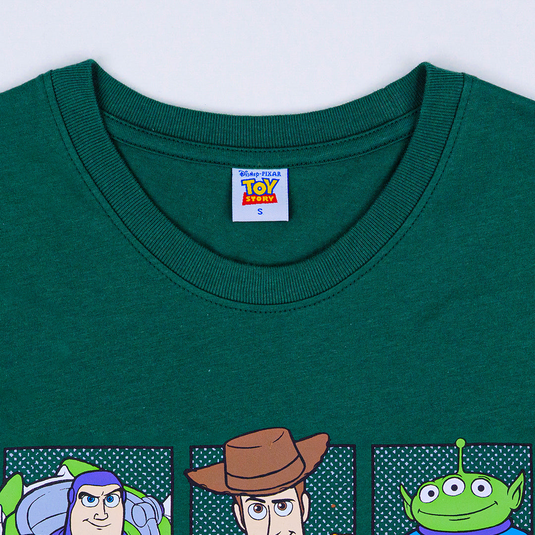 Disney Toy Story Work Hard Play Harder Family Men & Kids T-Shirt -เสื้อยืดครอบครัวดิสนีย์ ทอย สตอรี่ ผู้ชาย และเด็ก