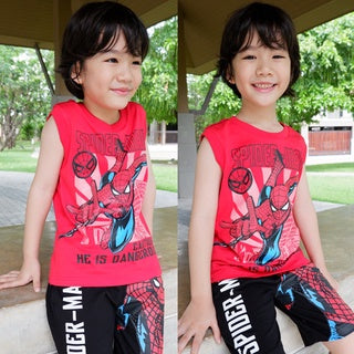 Marvel Boy Spider-Man Tank Top - เสื้อกล้ามเด็กมาร์เวลลายสไปเดอร์แมน