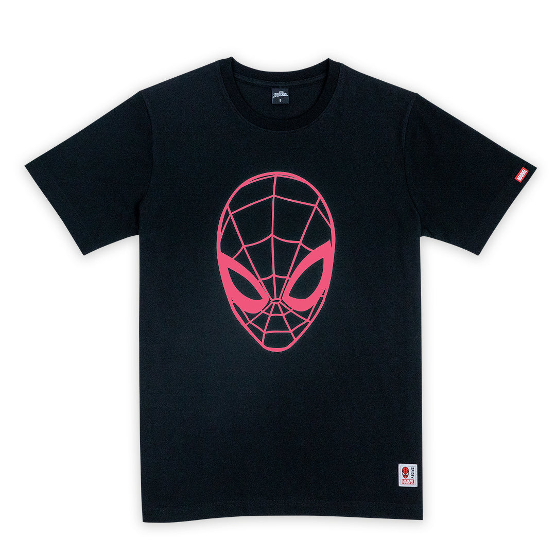 Marvel Men Spider-man UV Sensitive T-Shirt เสื้อสไปรเดอร์แมนเทคนิคสียูวีเปลี่ยนสีเมื่อโดนแดด