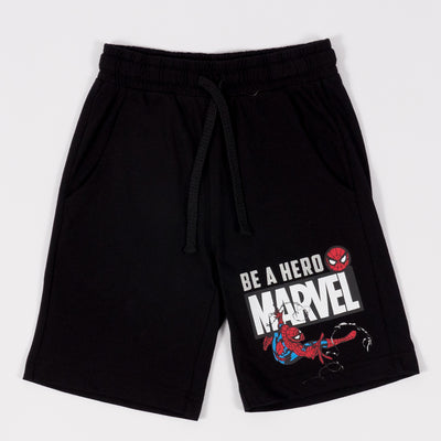 Marvel Boy Spider-Man Shorts - กางเกงขาสั้นเด็กลายสไปรเดอร์แมน