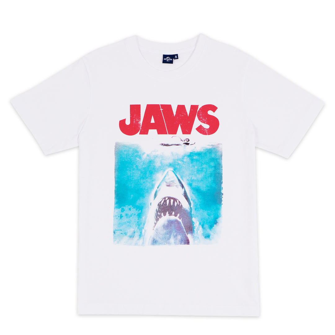 Universal Studios Men Jaws T-Shirt - เสื้อผู้ชายยูนิเวอร์แซล สตูดิโอ ลายจอว์ส