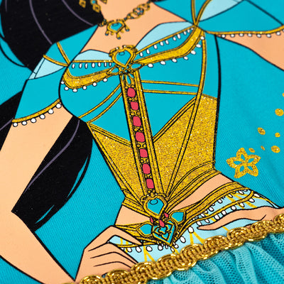 Aladdin Girl jasmine Dress - ชุดกระโปรงเด็กผู้หญิงอะลาดินลายเจ้าหญิงจัสมิน