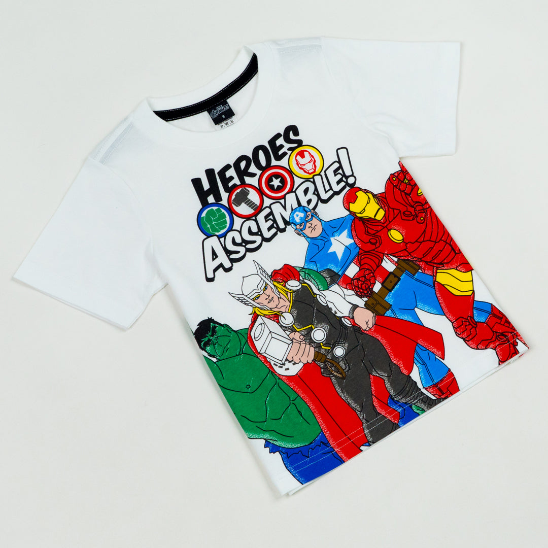 Marvel Boy T-shirt - เสื้อยืดเด็ก ลายฮีโร่ มาร์เวล