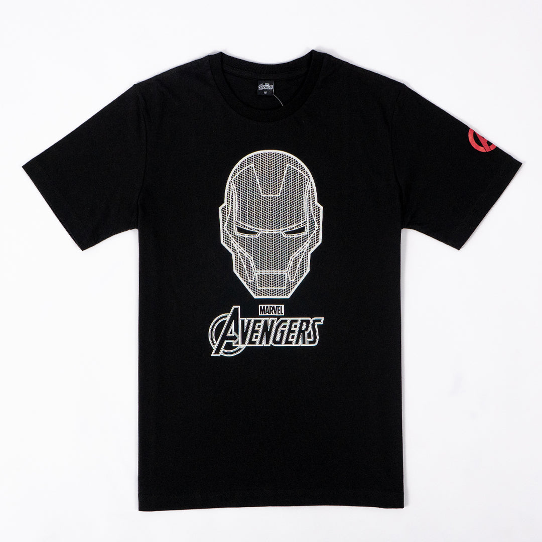 Avenger Men's Iron Man UV Sensitive T-Shirt - เสื้อไอร่อนแมนเทคนิคสียูวีเปลี่ยนสีเมื่อโดนแดด