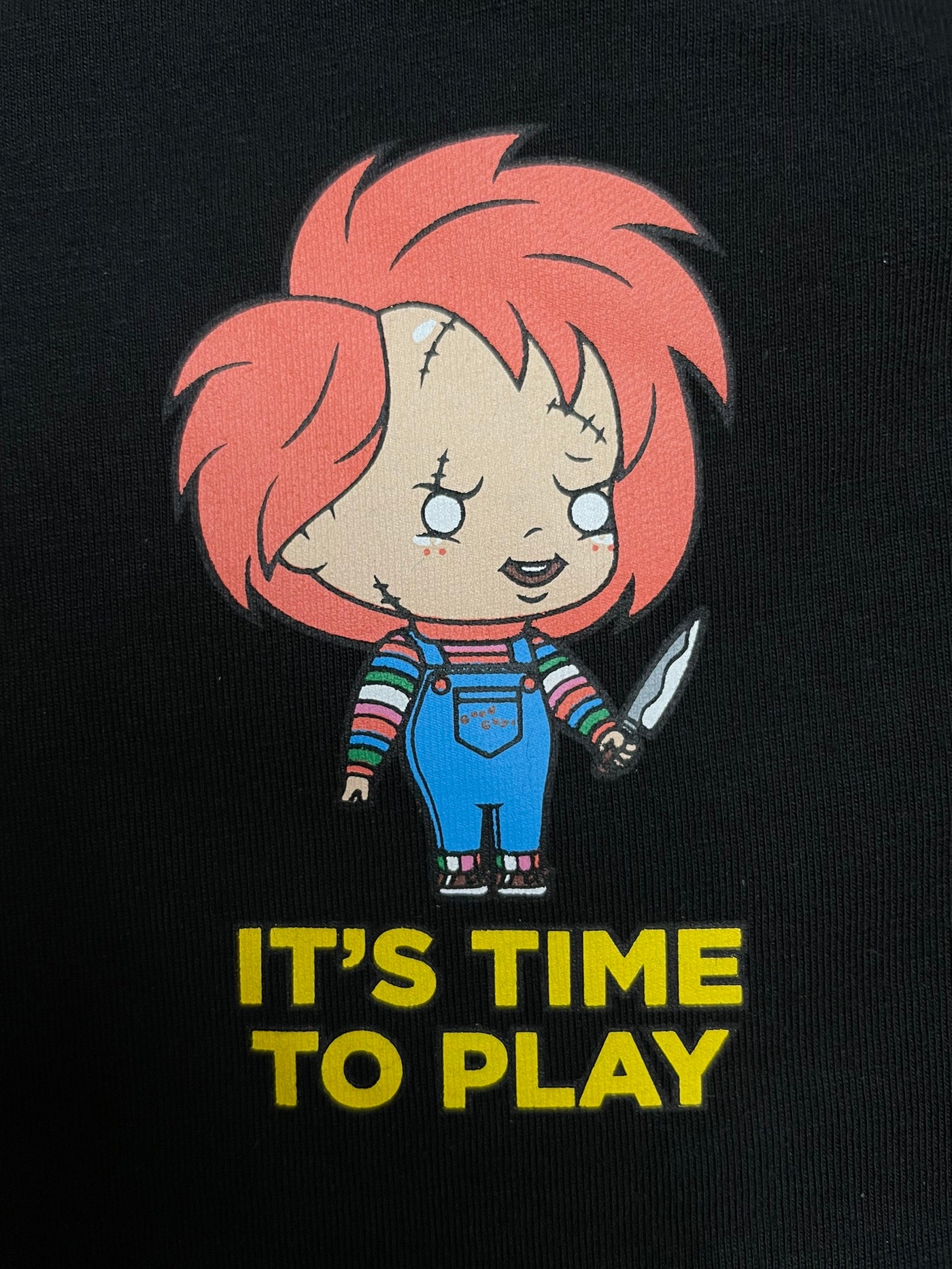 Universal Studios Men Chucky It's Time To Play T-Shirt - เสื้อผู้ชายยูนิเวอร์แซล สตูดิโอ ชัคกี้
