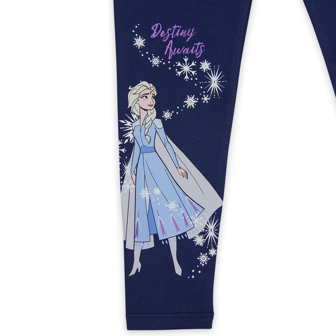 กางเกงเลคกิ้งเด็กผู้หญิงโฟรเซ่นเอลซ่า - Frozen - Legging Elsa