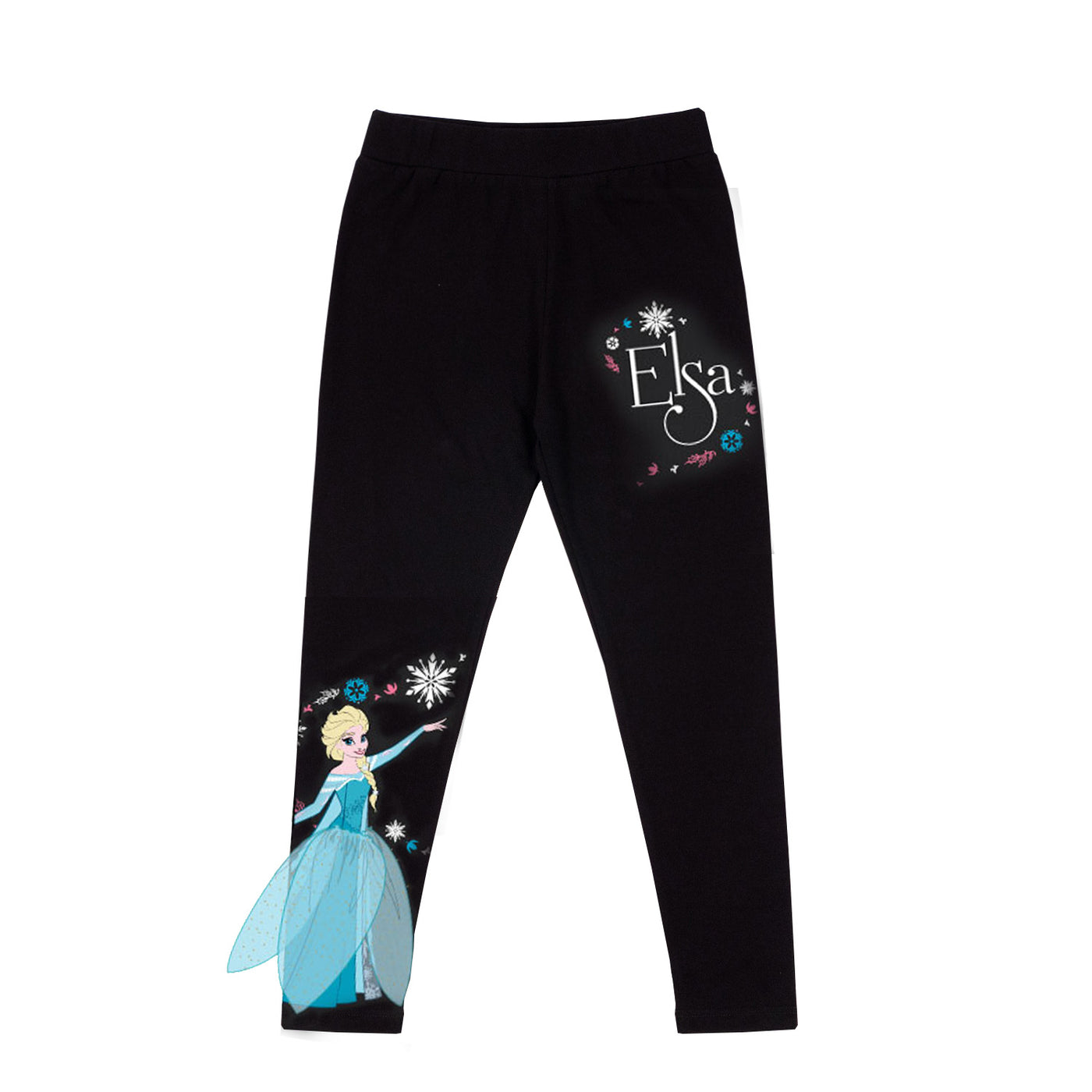 Disney Girl Frozen Elsa  T-Shirt and Legging - เสื้อยืดเด็กผู้หญิงโฟร่เซ่น มีกระเป๋า และเลกกิ้ง เจ้าหญิงเอลซ่า (ราคาต่อสินค้า 1 ชิ้น)