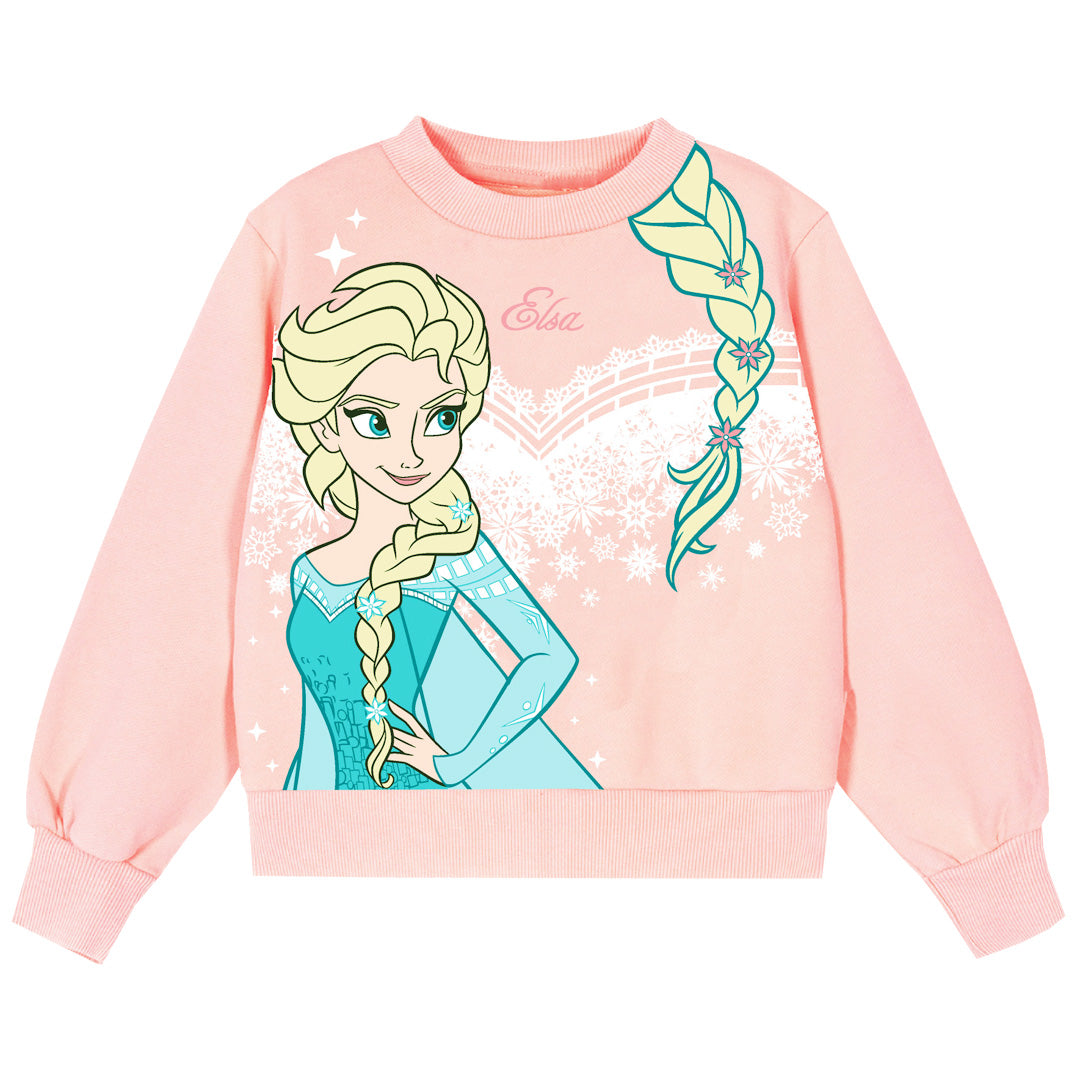 Disney Girl Frozen Elsa Sweater & Long Pants - เสื้อสเวตเตอร์และกางเกงขายาวเด็กผู้หญิงลาย เอลซ่า โฟรเซ่น (ราคาต่อสินค้า 1 ชิ้น)