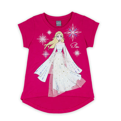 Frozen Elsa T-Shirt - เสื้อเด็กผู้หญิง โฟรเซ่นเอลซ่า