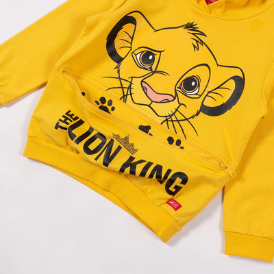 Lion King Boy Simba Sweater - เสื้อแขนยาวกันหนาวเด็ก ไลอ้อนคิงลายซิมบ้า