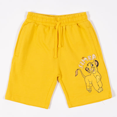 Lion King Boy Simba Shorts  - กางเกงขาสั้นเด็กไลอ้อนคิงลายซิมบ้า