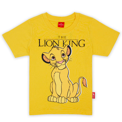 Lion King Simba T-shirt เสื้อยืดเด็กผู้ชายไลอ้อนคิงลายซิมบ้า