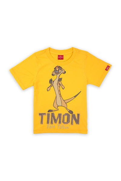 Lion King Boy Timon T-shirt - เสื้อยืดเด็กผู้ชายไลอ้อนคิงลายทีโมน