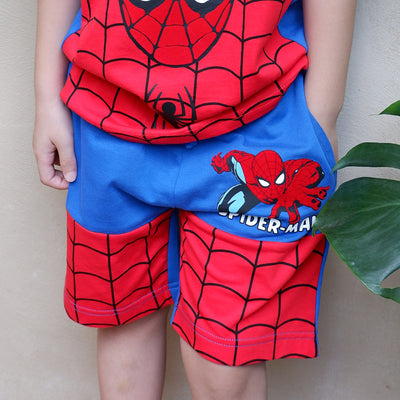 Marvel Boy Spider-Man Shorts - กางเกงขาสั้นเด็กสไปรเดอร์แมน